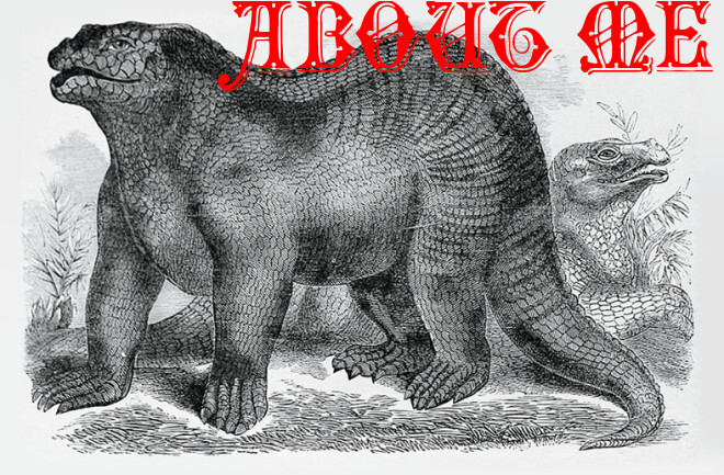the old-timey reconstruction of what an iguanodon looked like, it looks like someone took a dog and put scales on it.